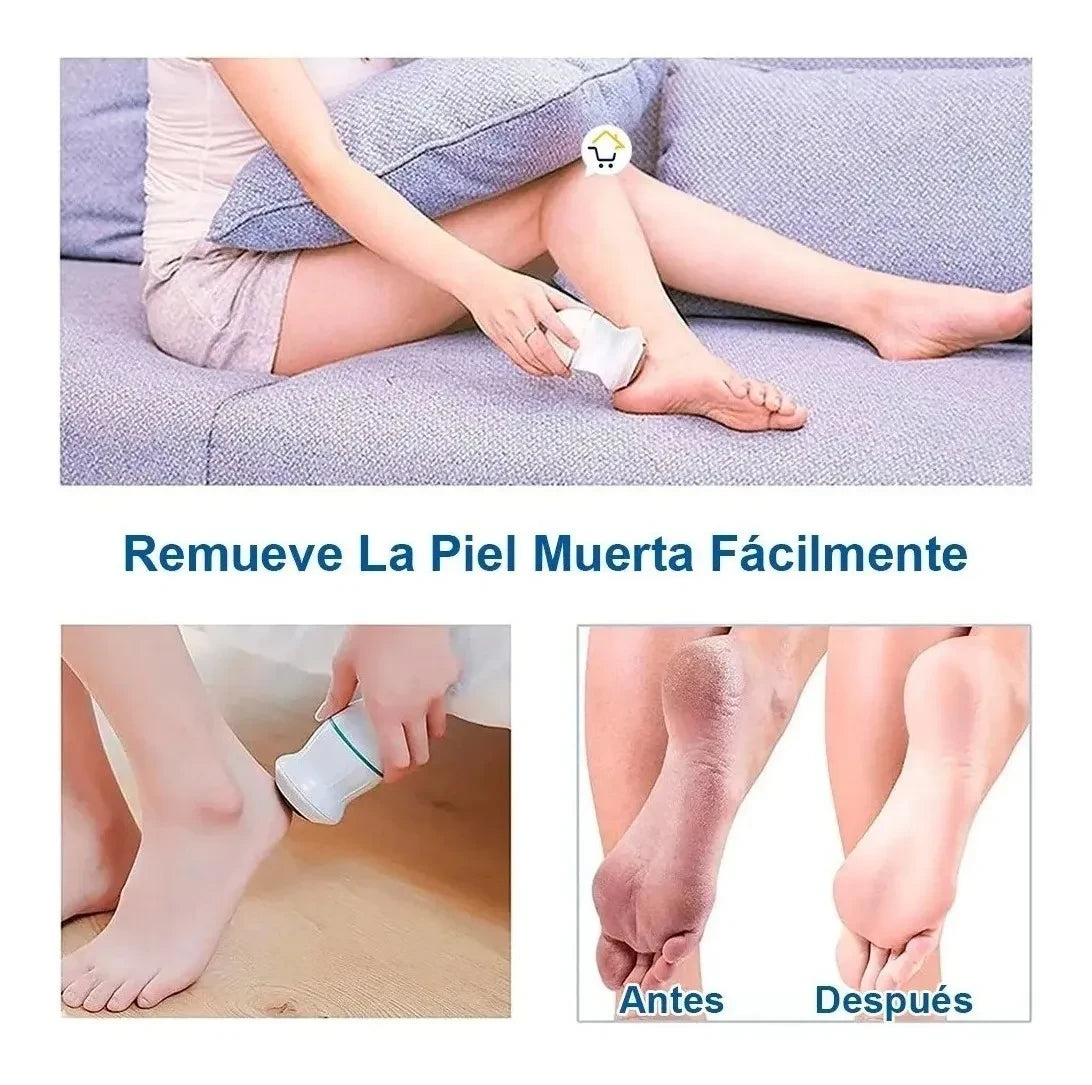 Removedor eléctrico de durezas utilizado para el cuidado de los pies